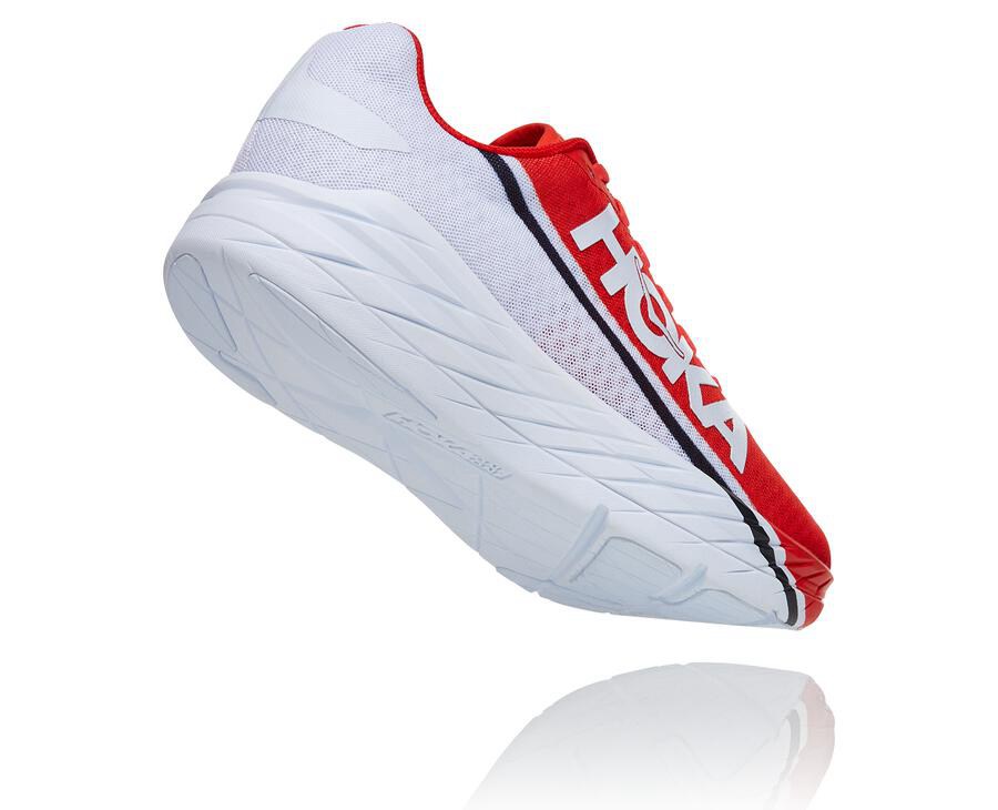 Hoka One One Løbesko Dame - Rocket X - Rød/Hvide - 574601TWN